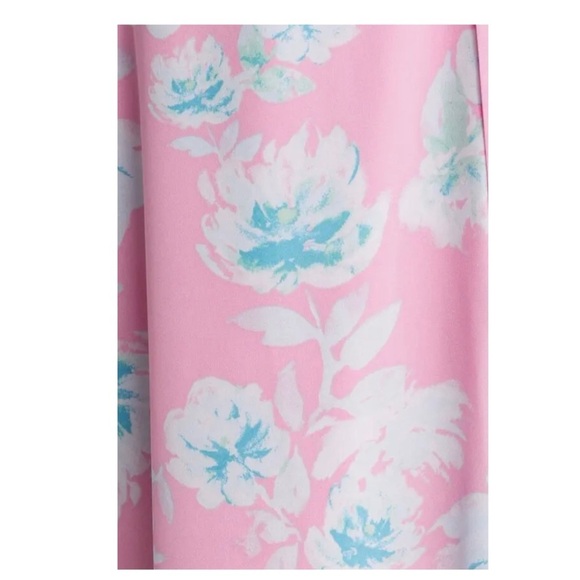 WAYF | Feminine Pink Mauve Floral Angelina Wrap Maxi Dress Gown | XS - Picture 5 of 13